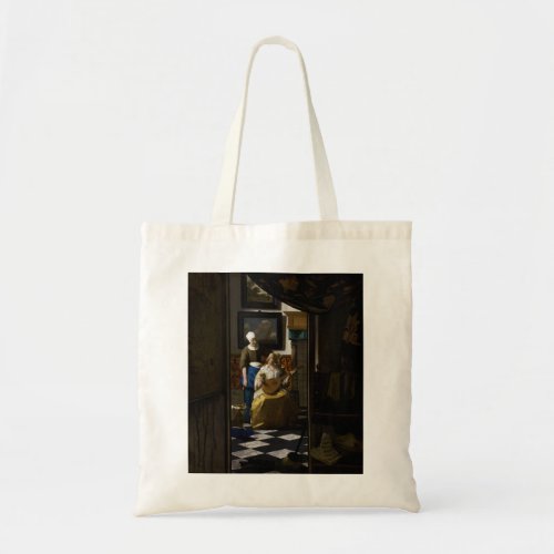 Johannes Vermeer _ The Love Letter Tote Bag