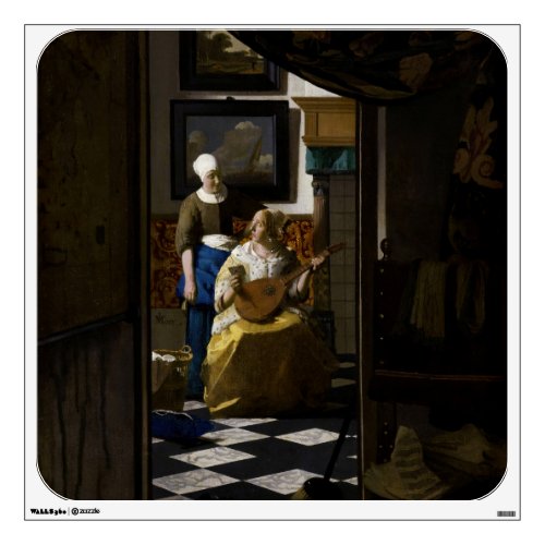 Johannes Vermeer _ The Love Letter Wall Decal