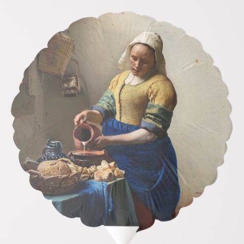 Johannes Vermeer _ The Milkmaid Balloon