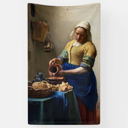 Johannes Vermeer _ The Milkmaid Banner