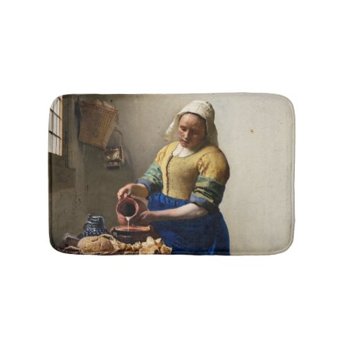 Johannes Vermeer _ The Milkmaid Bath Mat