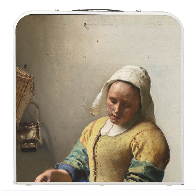 Johannes Vermeer - The Milkmaid Beer Pong Table (Folded)