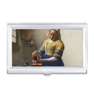 Johannes Vermeer - The Milkmaid Business Card Case