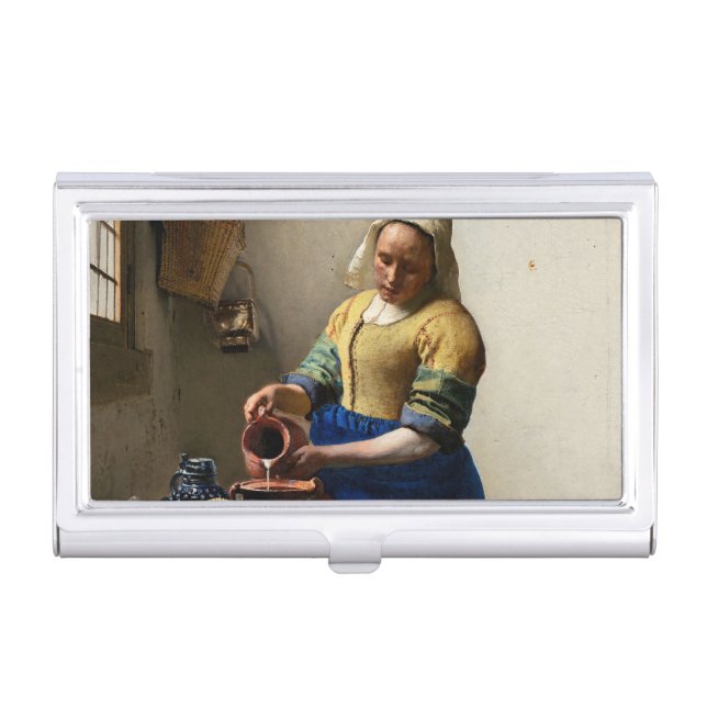 Johannes Vermeer - The Milkmaid Business Card Case (Front)