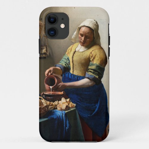 Johannes Vermeer _ The Milkmaid iPhone 11 Case