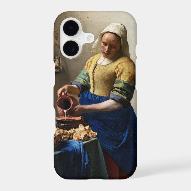 Johannes Vermeer - The Milkmaid Case-Mate iPhone Case (Back)