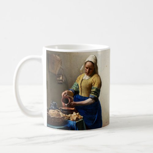 Johannes Vermeer _ The Milkmaid Coffee Mug