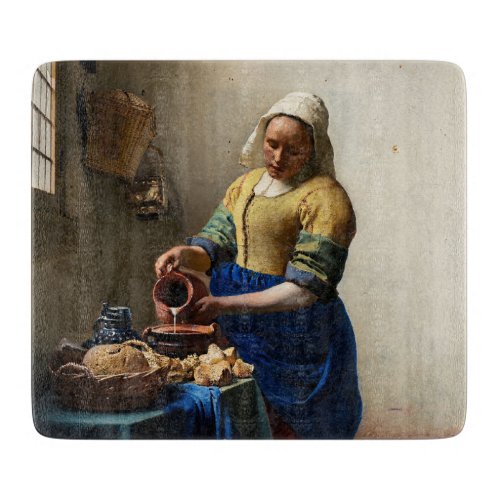 Johannes Vermeer _ The Milkmaid Cutting Board