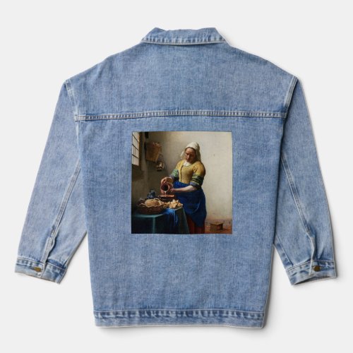 Johannes Vermeer _ The Milkmaid Denim Jacket