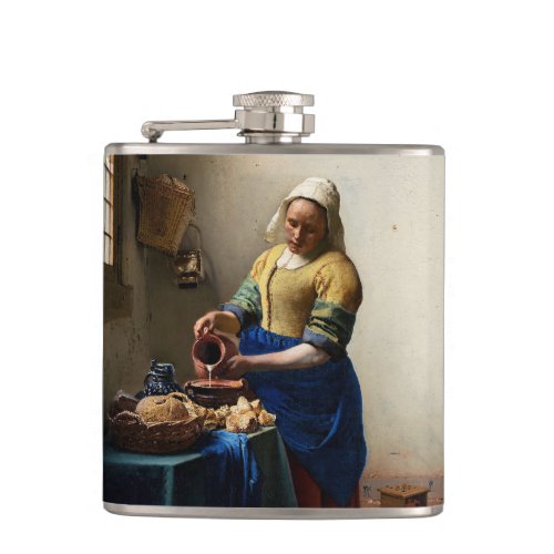 Johannes Vermeer _ The Milkmaid Flask