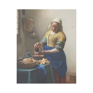 Johannes Vermeer - The Milkmaid Gallery Wrap
