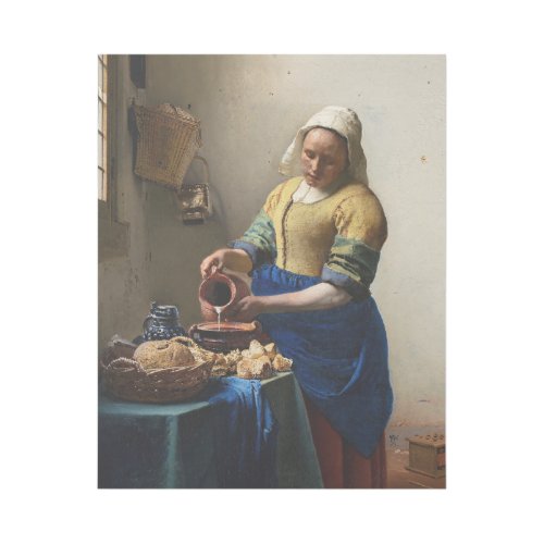 Johannes Vermeer _ The Milkmaid Gallery Wrap