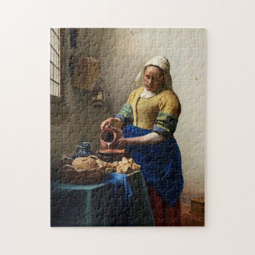 Johannes Vermeer _ The Milkmaid Jigsaw Puzzle