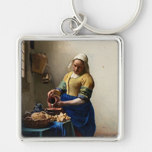 Johannes Vermeer _ The Milkmaid Keychain
