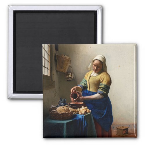 Johannes Vermeer _ The Milkmaid Magnet