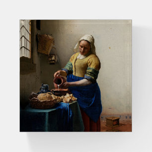 Johannes Vermeer - The Milkmaid Paperweight