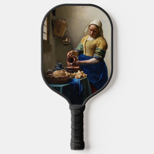 Johannes Vermeer _ The Milkmaid Pickleball Paddle