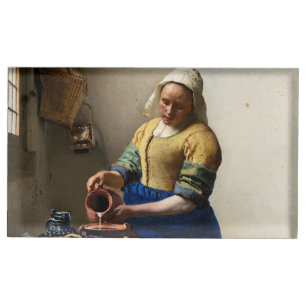 Johannes Vermeer - The Milkmaid Place Card Holder