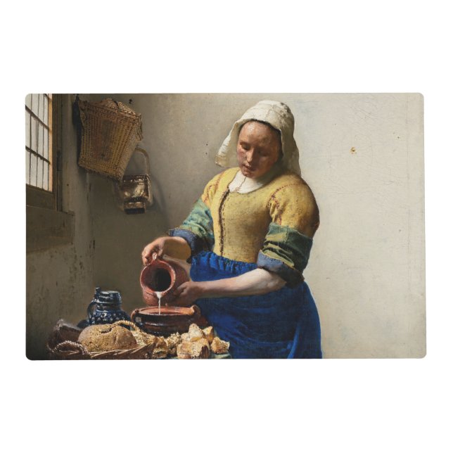 Johannes Vermeer - The Milkmaid Placemat (Front)