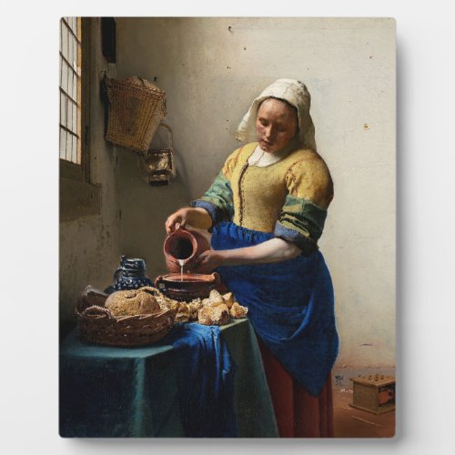 Johannes Vermeer _ The Milkmaid Plaque