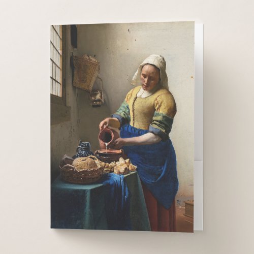 Johannes Vermeer _ The Milkmaid Pocket Folder