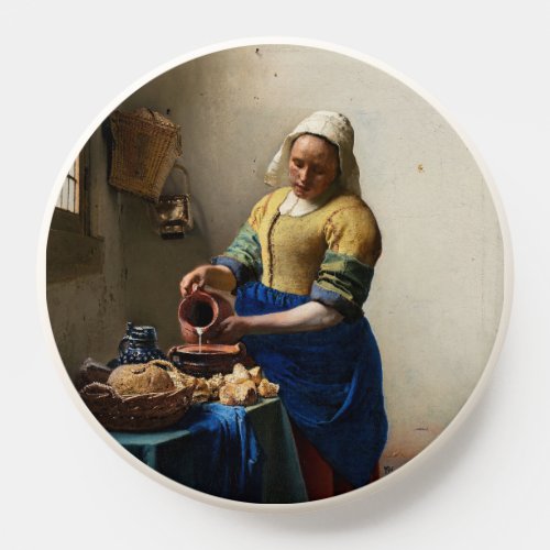 Johannes Vermeer _ The Milkmaid PopSocket