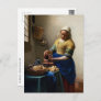 Johannes Vermeer - The Milkmaid Postcard