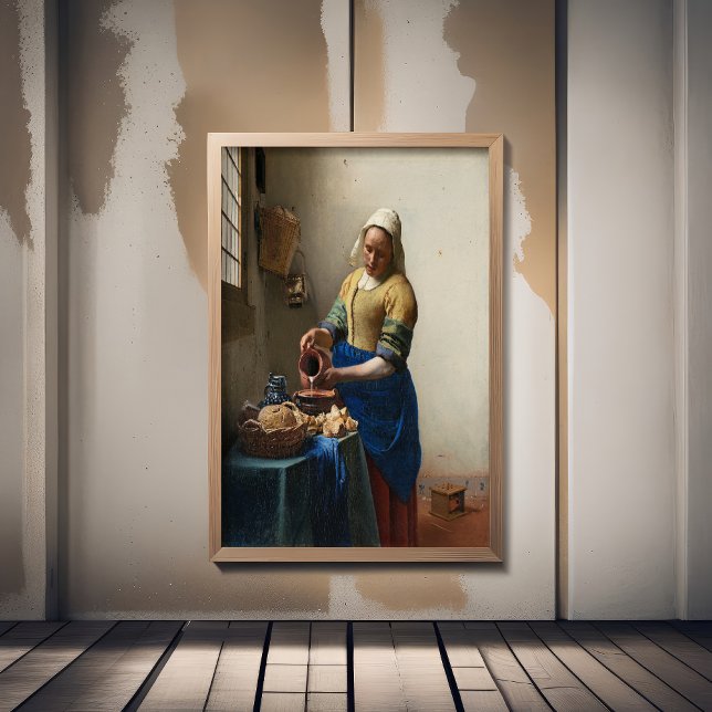 Johannes Vermeer, The Milkmaid Poster (Creator Uploaded)