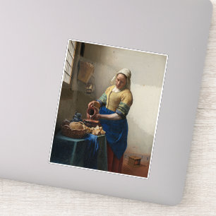Johannes Vermeer, The Milkmaid Sticker