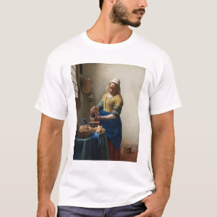 Johannes Vermeer, The Milkmaid T-Shirt