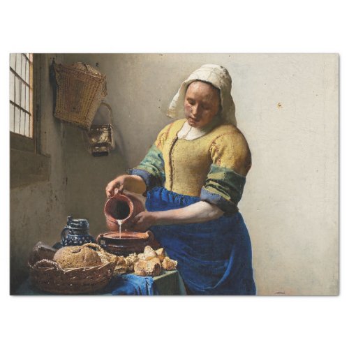Johannes Vermeer _ The Milkmaid Tissue Paper