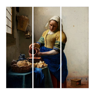 Johannes Vermeer - The Milkmaid Triptych
