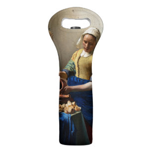 Johannes Vermeer - The Milkmaid Wine Bag