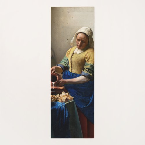 Johannes Vermeer _ The Milkmaid Yoga Mat