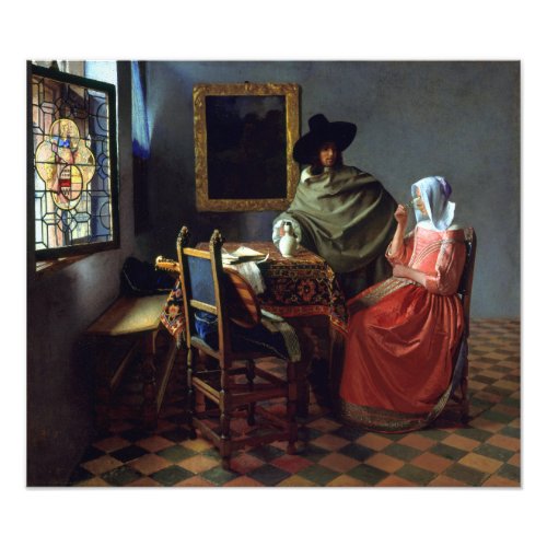 Johannes Vermeer The Wine Glass Photo Print