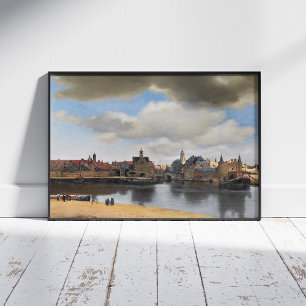 Johannes Vermeer, van Deft, View of Delft Wall Decal