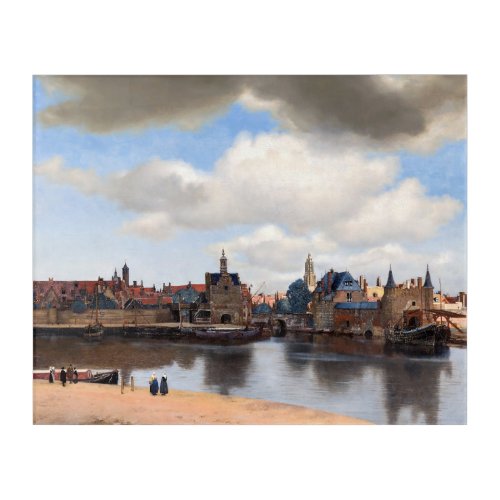 Johannes Vermeer _ View of Delft Acrylic Print