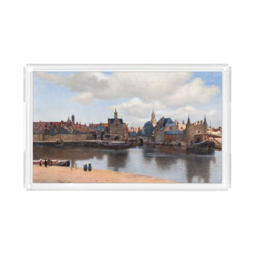 Johannes Vermeer _ View of Delft Acrylic Tray