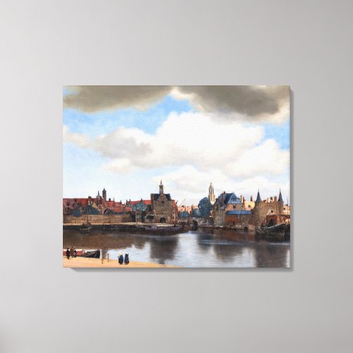 Johannes Vermeer _ View of Delft Canvas Print