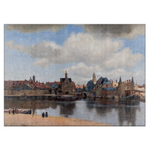 Johannes Vermeer _ View of Delft Cutting Board