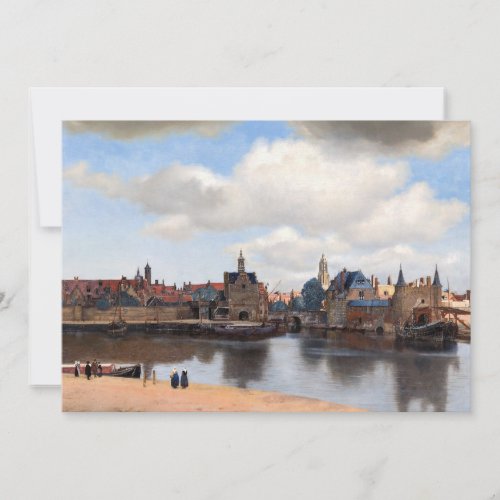 Johannes Vermeer _ View of Delft Invitation