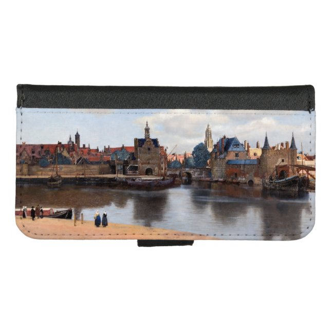 Johannes Vermeer - View of Delft iPhone Wallet Case (Front (Horizontal))