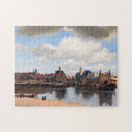 Johannes Vermeer _ View of Delft Jigsaw Puzzle