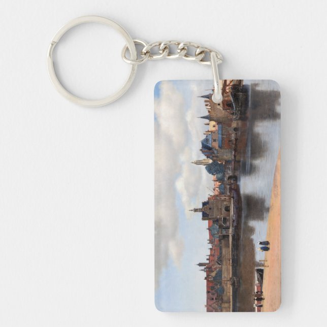 Johannes Vermeer - View of Delft Keychain (Front)