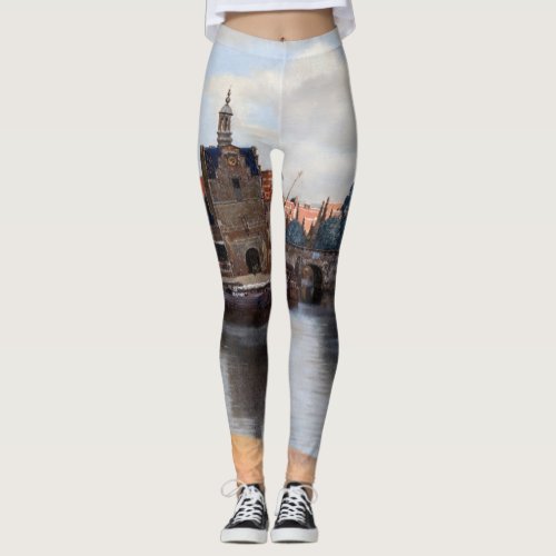 Johannes Vermeer _ View of Delft Leggings