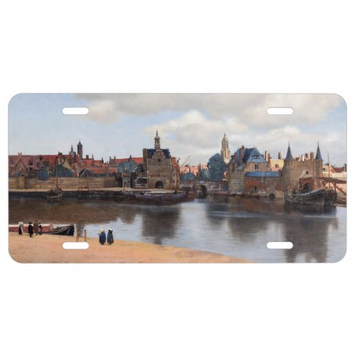 Johannes Vermeer _ View of Delft License Plate