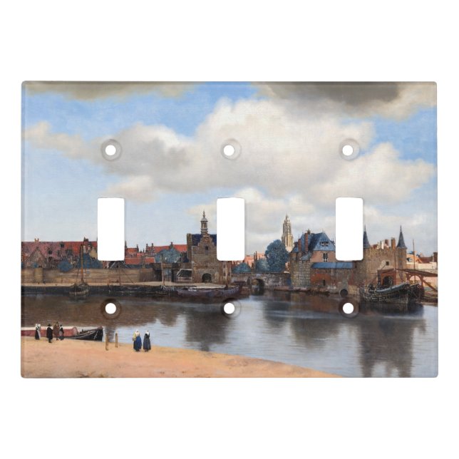 Johannes Vermeer - View of Delft Light Switch Cover (Front)