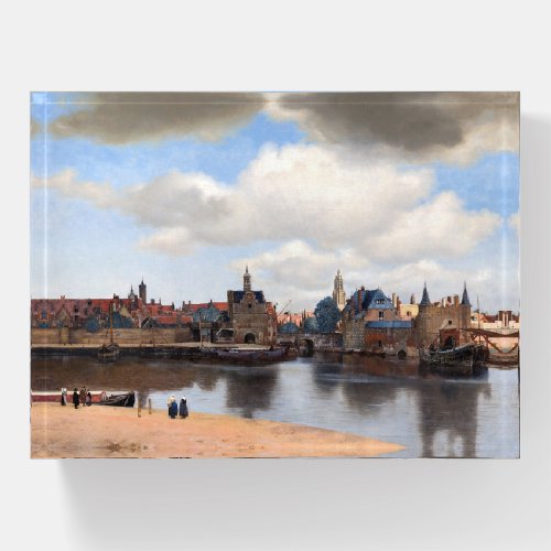 Johannes Vermeer _ View of Delft Paperweight