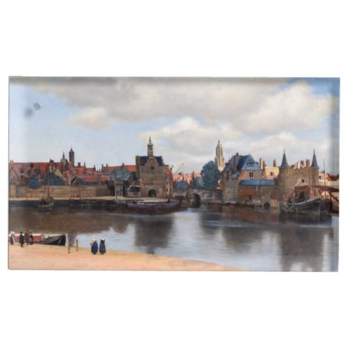 Johannes Vermeer _ View of Delft Place Card Holder