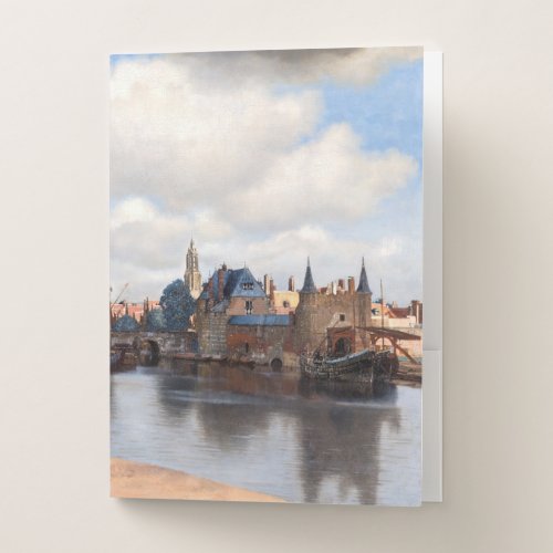 Johannes Vermeer _ View of Delft Pocket Folder